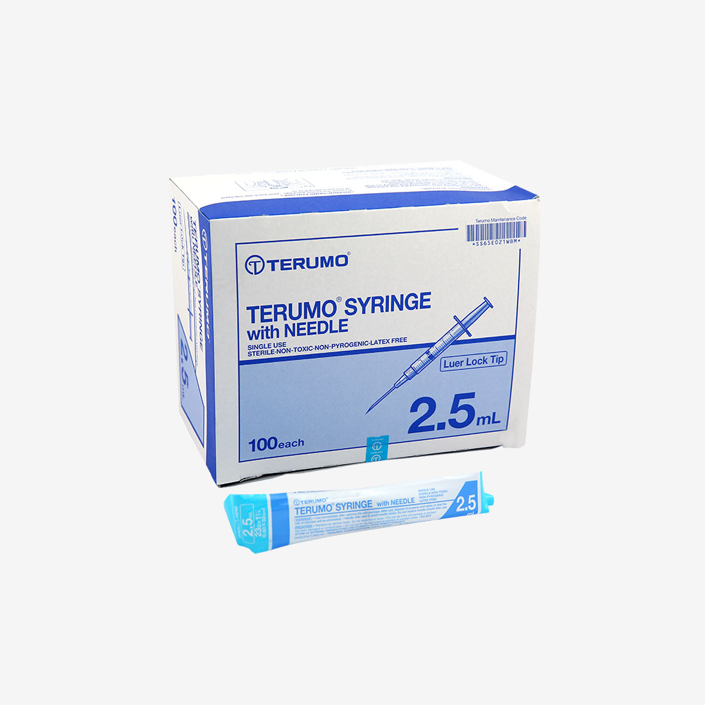 Terumo 2.5ml Syringe 23Gx1 ¼