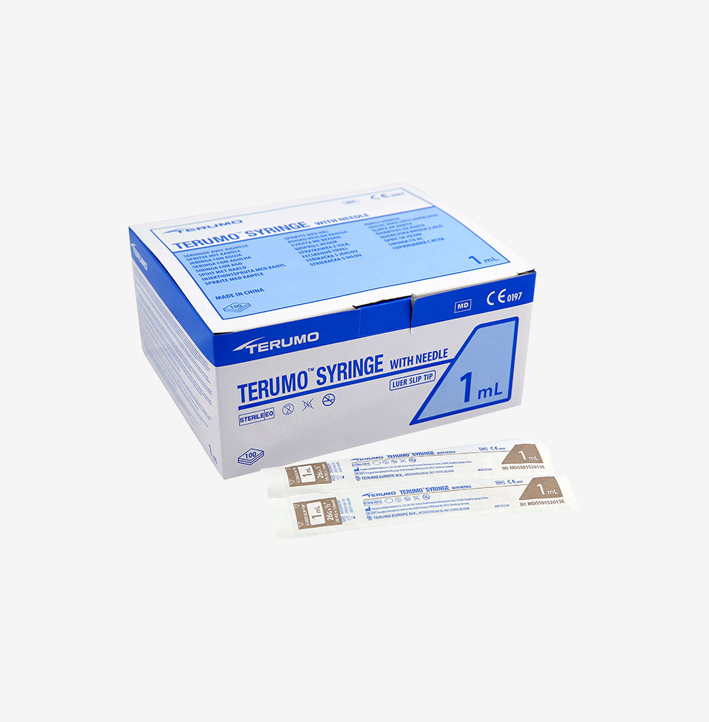 Terumo 1ml Tuberculin Syringe 26Gx1/2