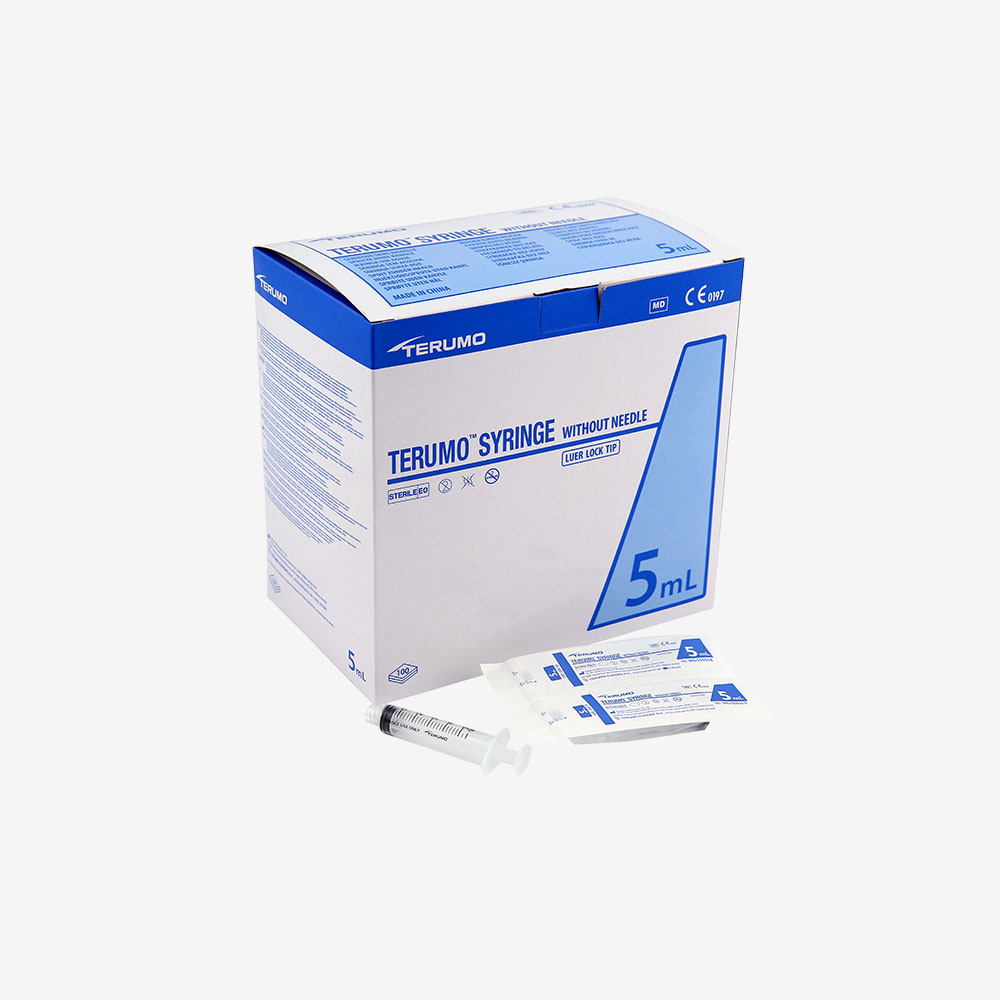 Terumo 5ml Syringe With Out Needle (Luer Lock)